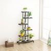 Metal Plant Stand, 6 Tier 12 Potted, Upgrade Multiple Plant