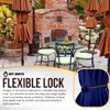 SGT KNOTS Patio Umbrella Bungee Strap Cord with Ball -