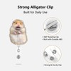 Funny Cat & Scared Hamster Badge Reel 2 Pack, Cute