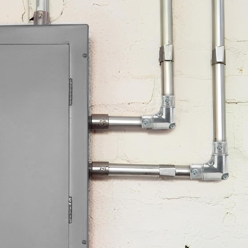 1/2 inch EMT Conduit Fittings Inside Corner Pull Elbow Zinc