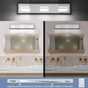 SineRise LED Modern Bathroom Vanity Light Fixtures (3-Light, 24-Inch)(5CCT, Dimmable),