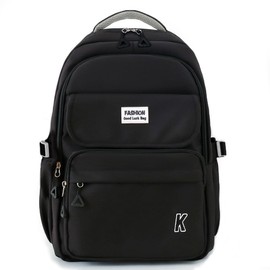 Mochilas para Mujer/Hombre,Mochilas para Portátiles de Gran Capacidad, Mochilas Impermeables de Nylon Mochila de Viaje, Mochilas Casuales de Moda para Mujer (Negro)