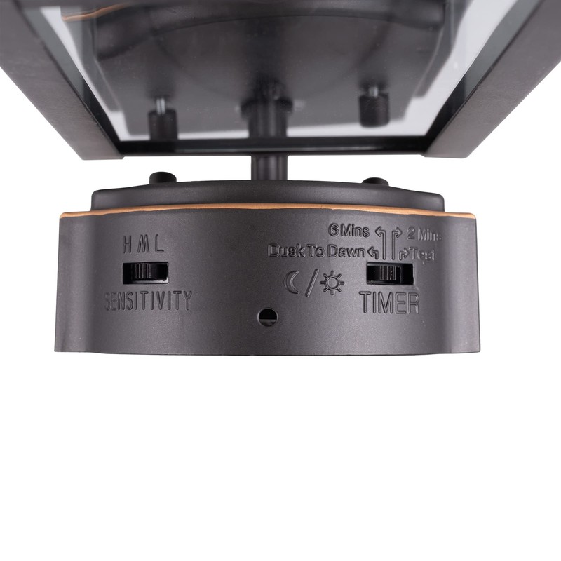 GRUENLICH Dusk to Dawn Outdoor Wall Lantern, PIR Motion Sensor