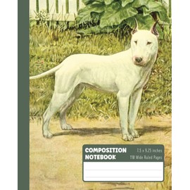 American Staffordshire Terrier Composition Notebook: Staffie Bull Terrier Dog Notebook. For Primary & Elementary School Age Student Notes & Homework. Kids Wide Ruled Lined Paper Journal. Handy Size