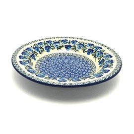 Polish Pottery Bowl - Soup/Pasta - Winter Viola