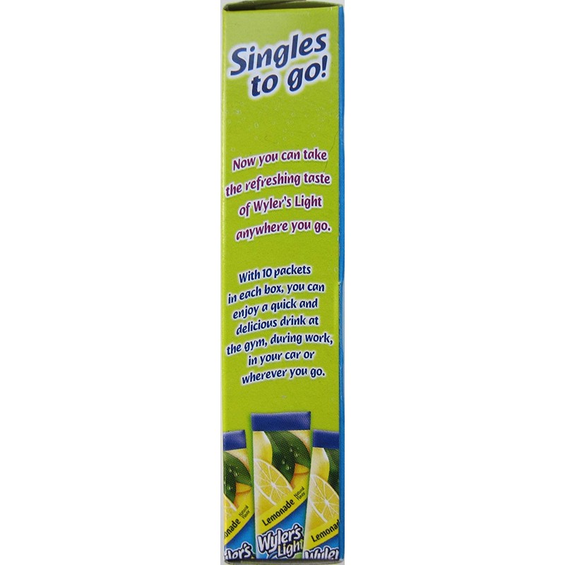 Wyler's Light Lemonade Singles To Go - 4 Boxes