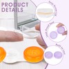 Phyyixs 180 Pack Contact Lens Cases Bulk, Transparent Cute Contact
