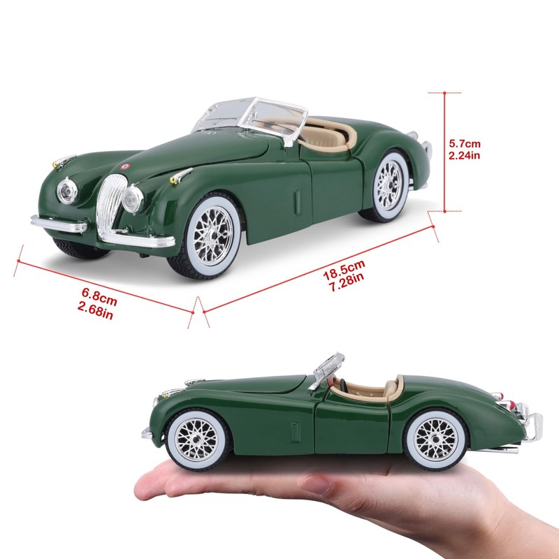 Burago Jaguar 1/24 JAGUAR XK120 CABRIOLET 1953 (Green)