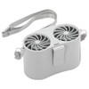 Devalier bzl-51-gy Handy Fan, Portable Fan, Neck Fan, Compact Strap,