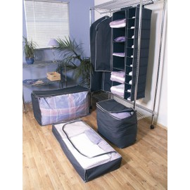 H & L Russel Jumbo Bag Soft Touch, Navy Blue, 91 x 53 x 47 cm