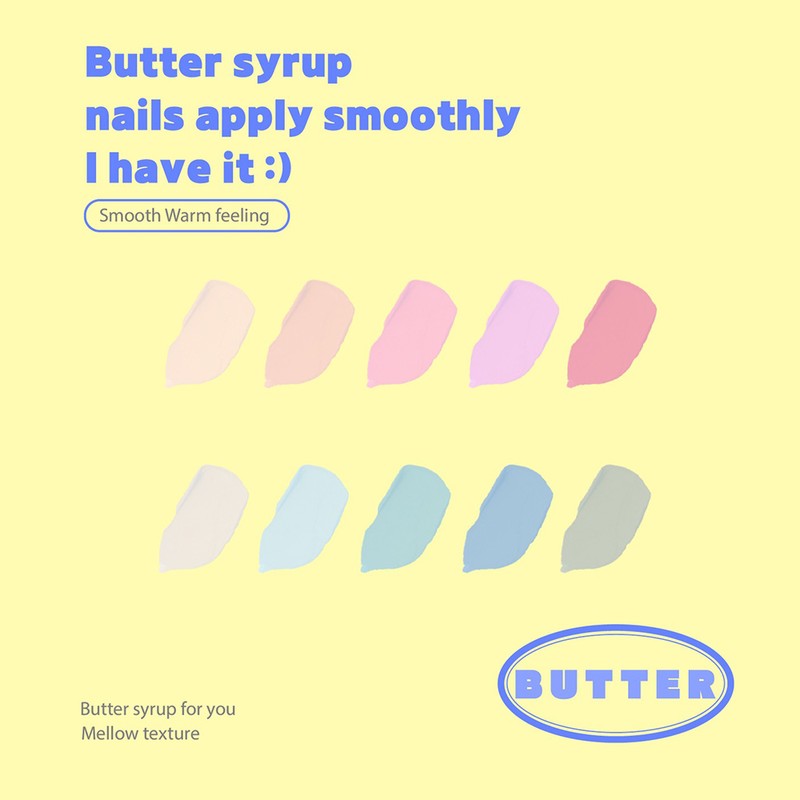 Butter Gel Blue Set Syrup Gel 10 Piece Set /