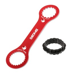 AOMAJK BB Wrench Bicycle Bottom Bracket Wrench Centerlock Tool Bottom Bracket Remover for Dub/Tl-Fc32/Tl-Fc25/Tl-Fc24 Bicycle Repair Red