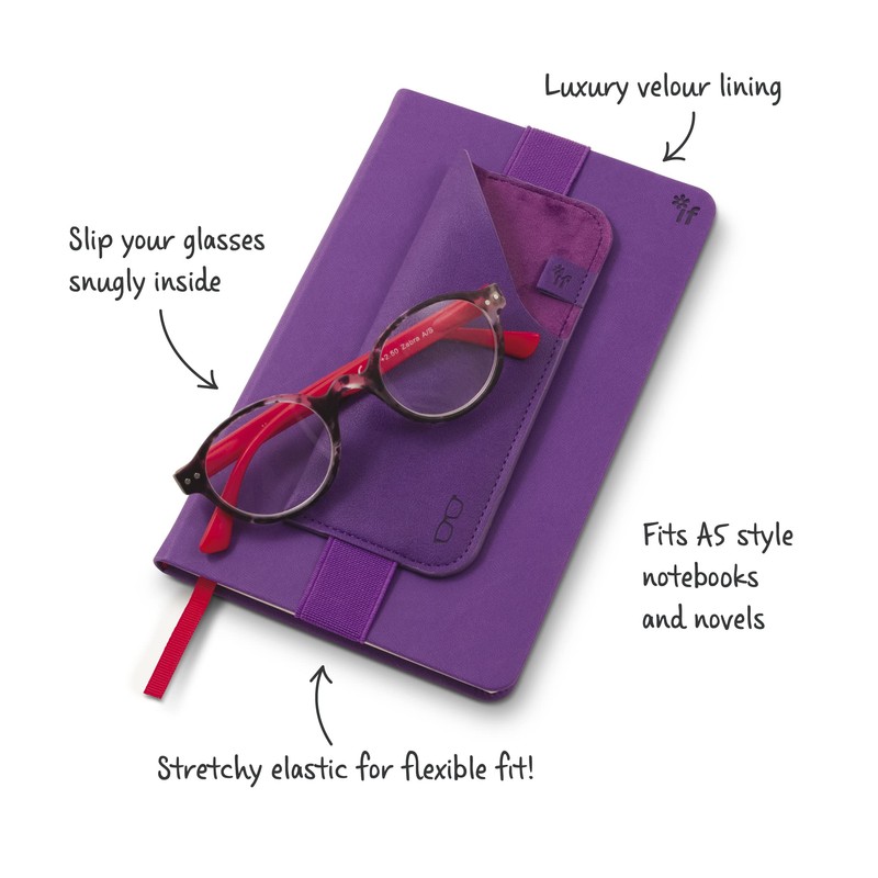 IF Bookaroo Glasses Case - Charcoal