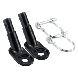 Cenipar Bike Trailer Hitch Connector Coupler Bicycle Adapter for Children's Trailers,Cargo and Pet Bicycle Trailers,Black Adapter Accessories,2Packs