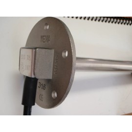 WEMA KUS FUEL TANK GAUGE METER SENDER 8" STAINLESS WEMA KUS CPFR-BB-240-33 BLACK GAS 8 "