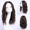 YaissmyLu Dark Brown with Highlight Medium Length Wigs for Women