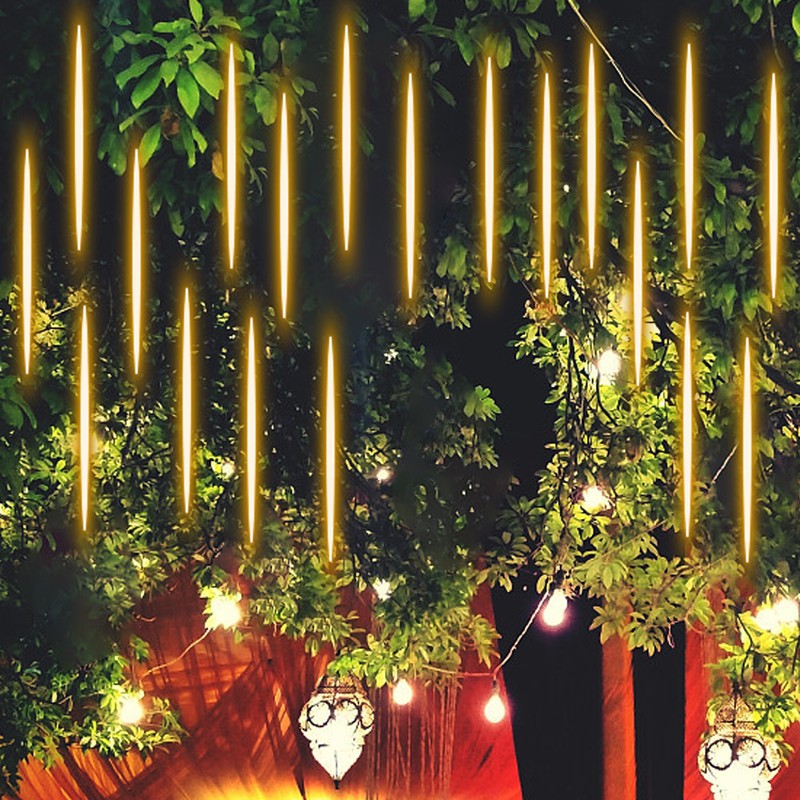 30cm Outdoor Meteor Shower Rain 8 Tubes LED String Lights