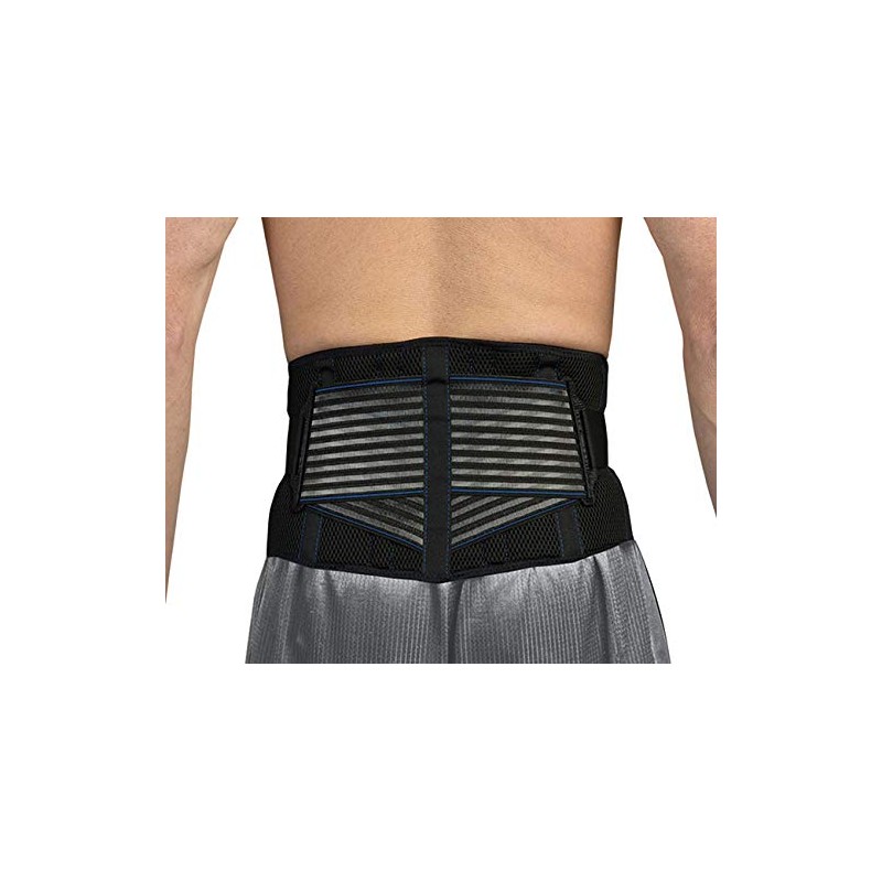 Pro-Tec Athletics Premium Back Support with Crossband Technology, Black, S/M