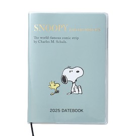 Sanrio 454699 B6 2025 Planner, Snoopy, Date Book, Begins October 2024, Planning Stickers/Bookmark Included