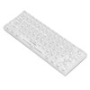 Mechanical Keyboard Bluetooth 2.4G Wireless Wired Hot Swappable White Switch