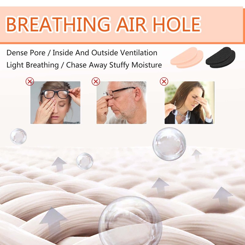 Soft Foam Nose Pads Self Adhesive Non-Slip Eyeglass Nose Pads,
