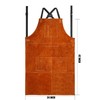 shenwld Leather Welding Work Apron, Heavy Duty Heat & Flame-Resistant