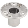 90 Degree Boots Handrail, Round Base 316 Stainless Steel Hardware
