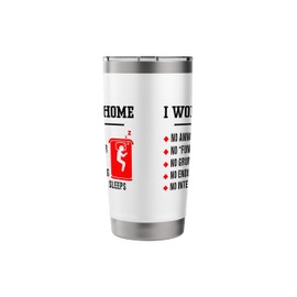 Work from Home Remote Worker Quotes Virtual Assistants Stainless Steel Insulated Tumbler