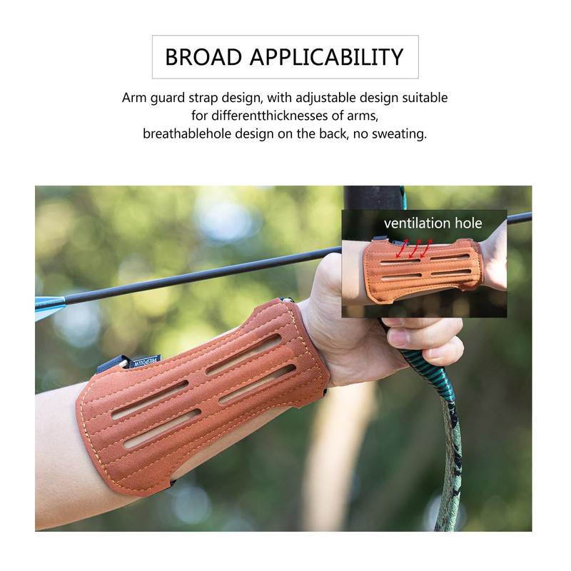 Prespollw Archery Arm Guard – Breathable & Durable Forearm Protector