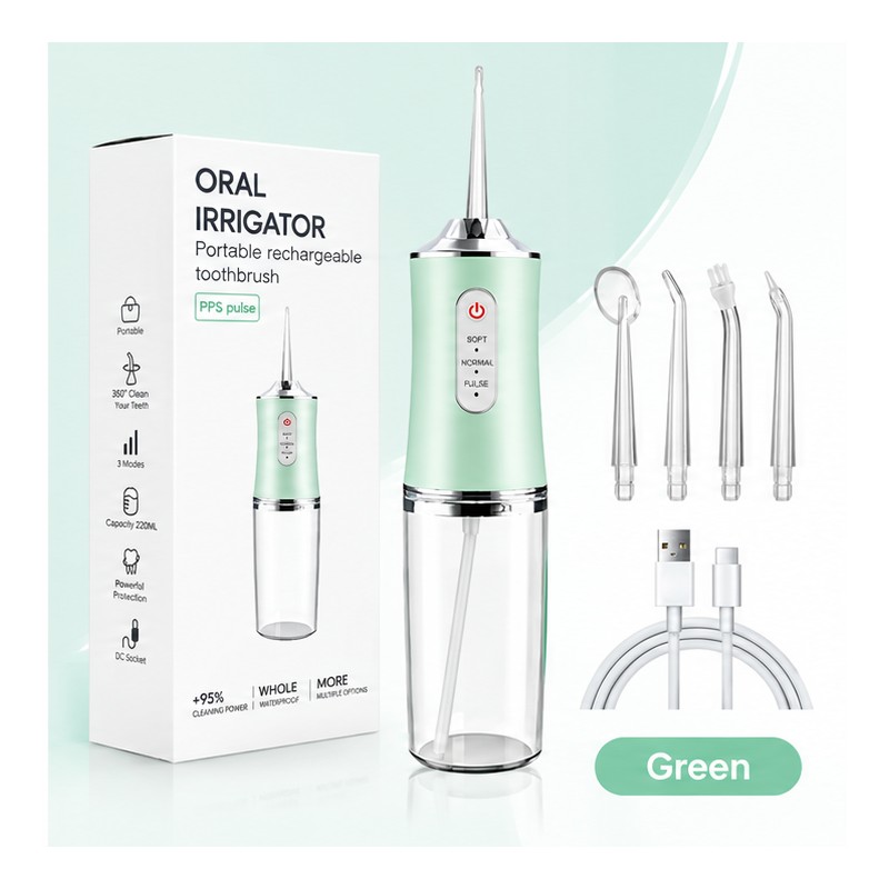 Portable Water Flosser for Daily Oral Cleaning – 3 Cleaning