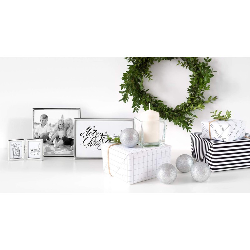 walther Design Picture Frame Silver 2X 10x15 cm Chloe Portrait