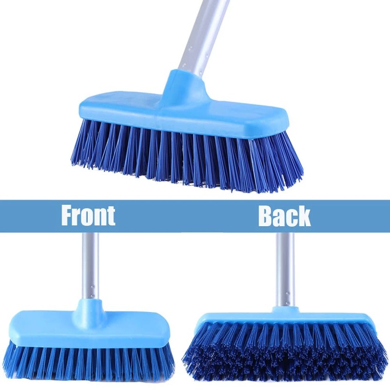 YONILL Deck Brush with Long Handle - Floor Scrub Brushes
