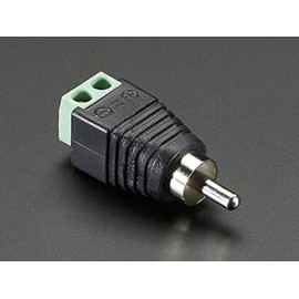 RCA (Composite Video, Audio) Male Plug Terminal Block, RCA Male Terminal Block (Composite Video, Audio)