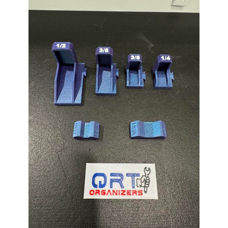 Pro Modular Drawer Ratchet Organizer System:_1/4" Single Holder_Green_White