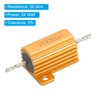 PATIKIL 25W 50 Ohm Aluminum Shell Resistor 5 Pack Aluminum
