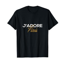 Classic Fashion I love Paris J'Adore Paris Stylish & elegant T-Shirt