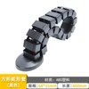 Under Desk Cable Management Spine, 31.5–59.1 in, Black White or