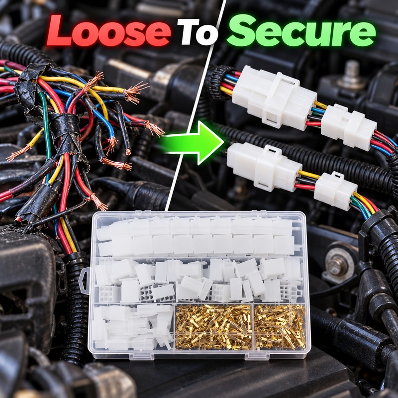 2.8mm Automotive Electrical Connector Kit – 2, 3, 4, 6
