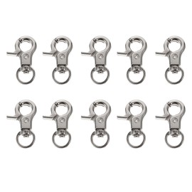 balacoo 10 Pcs Bird Cage Locks Buckles Metal Pet Cage Door Lock Hook -Escape Cage Accessory for Pet Birds, Small Animals Cage