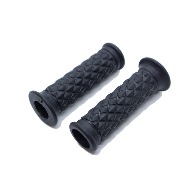 Beatus Bike Handle Grip 1" 25.4mm Diamond Pattern Universal Left