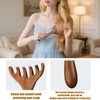 Massage Comb Wood, 2 Packs Massage Comb Made of Meridian