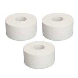 3 Rolls Elastic Athletic Tape Pure Cotton Muscle Adhesive Tape Sport Fitness Kinesiology Tape White