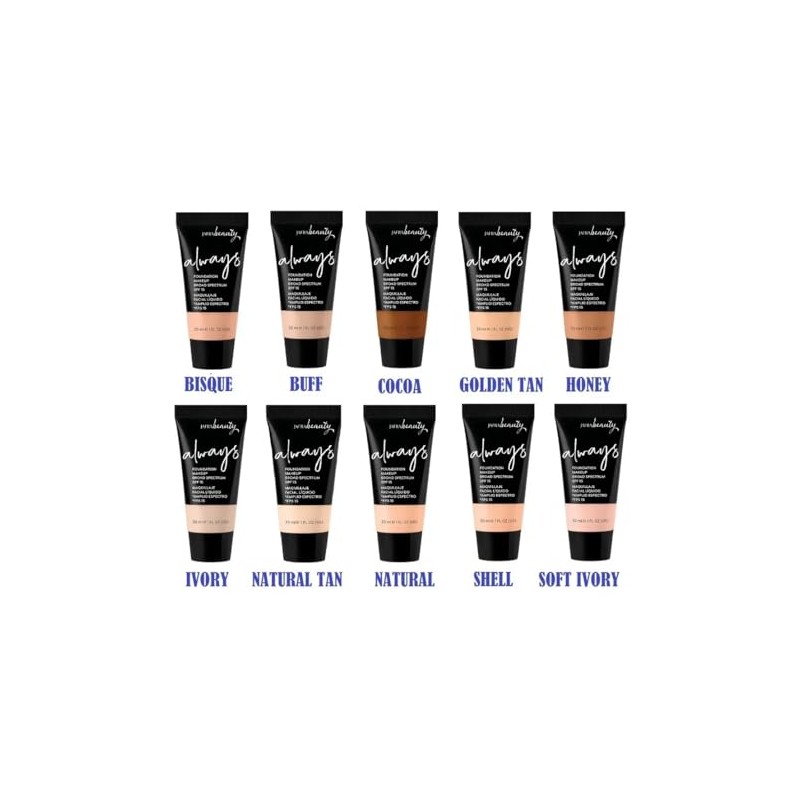 Jafra Maquillaje Facial Líquido Always, Tono Shell, 30 mL