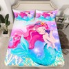 Mermaid Fitted Bottom Sheet Full Size Beautiful Mermaid Fairy Tale