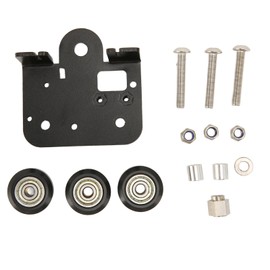 3D Extruder Back Support Plate with Pulley Extruding Backplate for Creality for Ender 3 3s 3 Pro CR 10 CR 10S S4 S5 Series