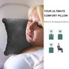 ZEACCT Pack of 2 Inflatable Pillows, Grey Inflatable Pillow, Height