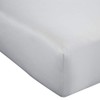 Catherine Lansfield Silky Soft Satin Single Fitted Sheet Silver Grey