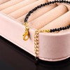 Natural Black Spinel Gemstone Micro Beads Dainty Bracelet Jewelry for