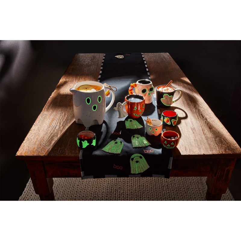 Mud Pie Glow In The Dark Mug, Skeleton, 16oz