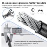 Candado Combinación Impermeable Para Bici/moto 1.5m Negro